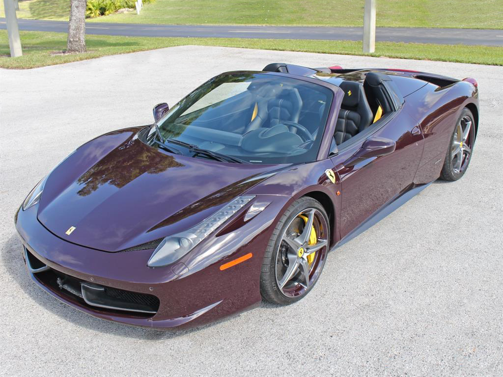 Joe G 2014 Ferrari 458 Spider Purple'